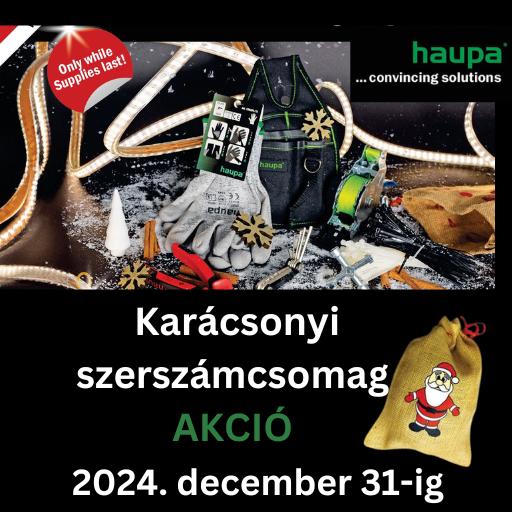 HAUPA - Karácsonyi szerszámcsomag akció